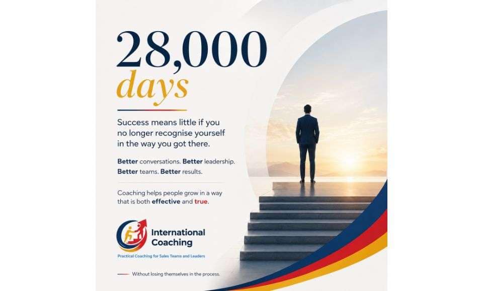 28,000 days leadership coaching image about success, integrity and better results without losing yourself